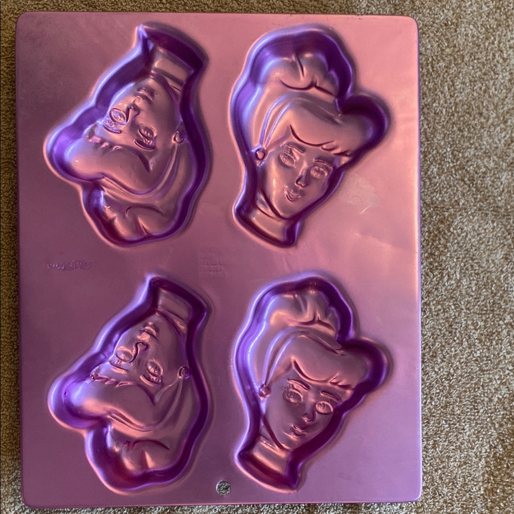 Purple Disney Princess Cake Mold
